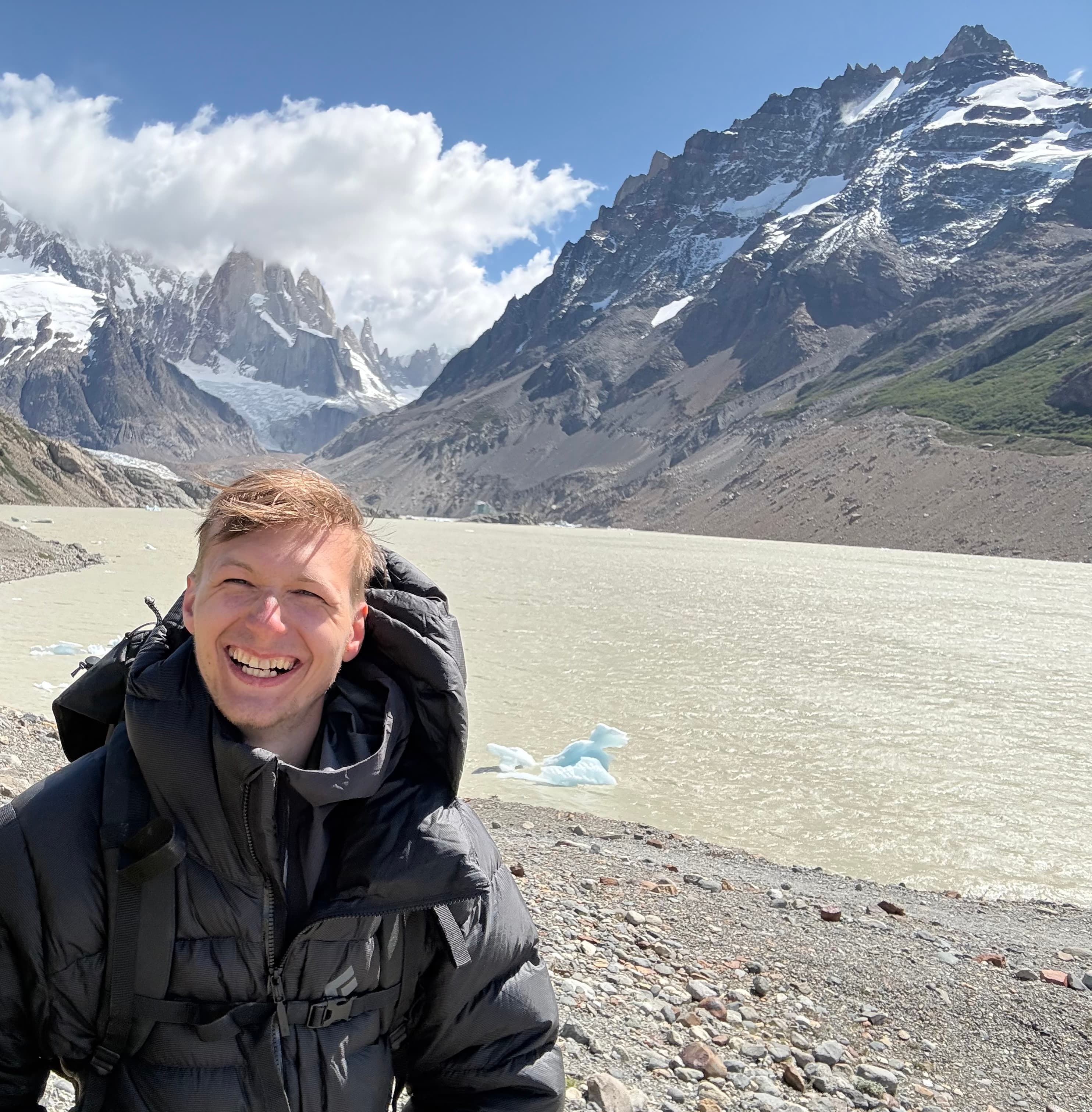 Aidan Gilbert in Patagonia
