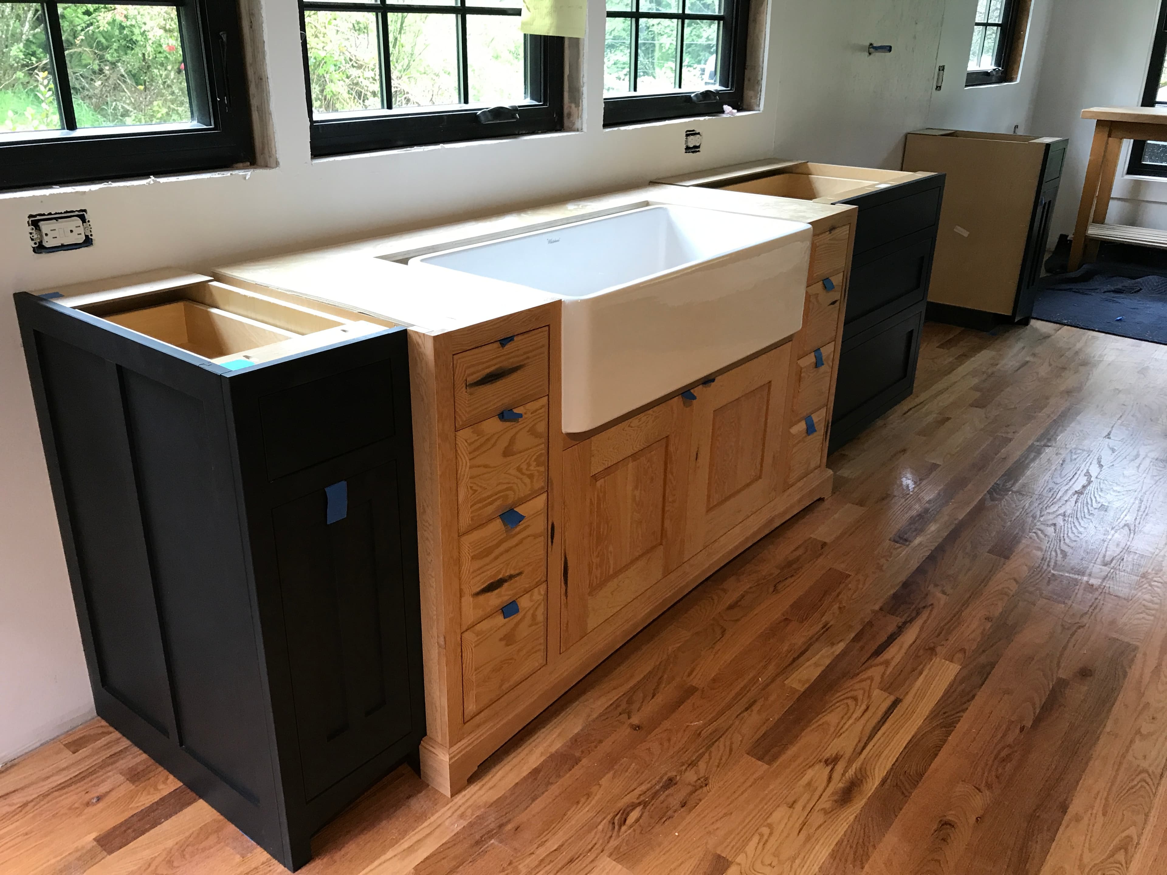 Two-Tone Farmhouse Kitchen