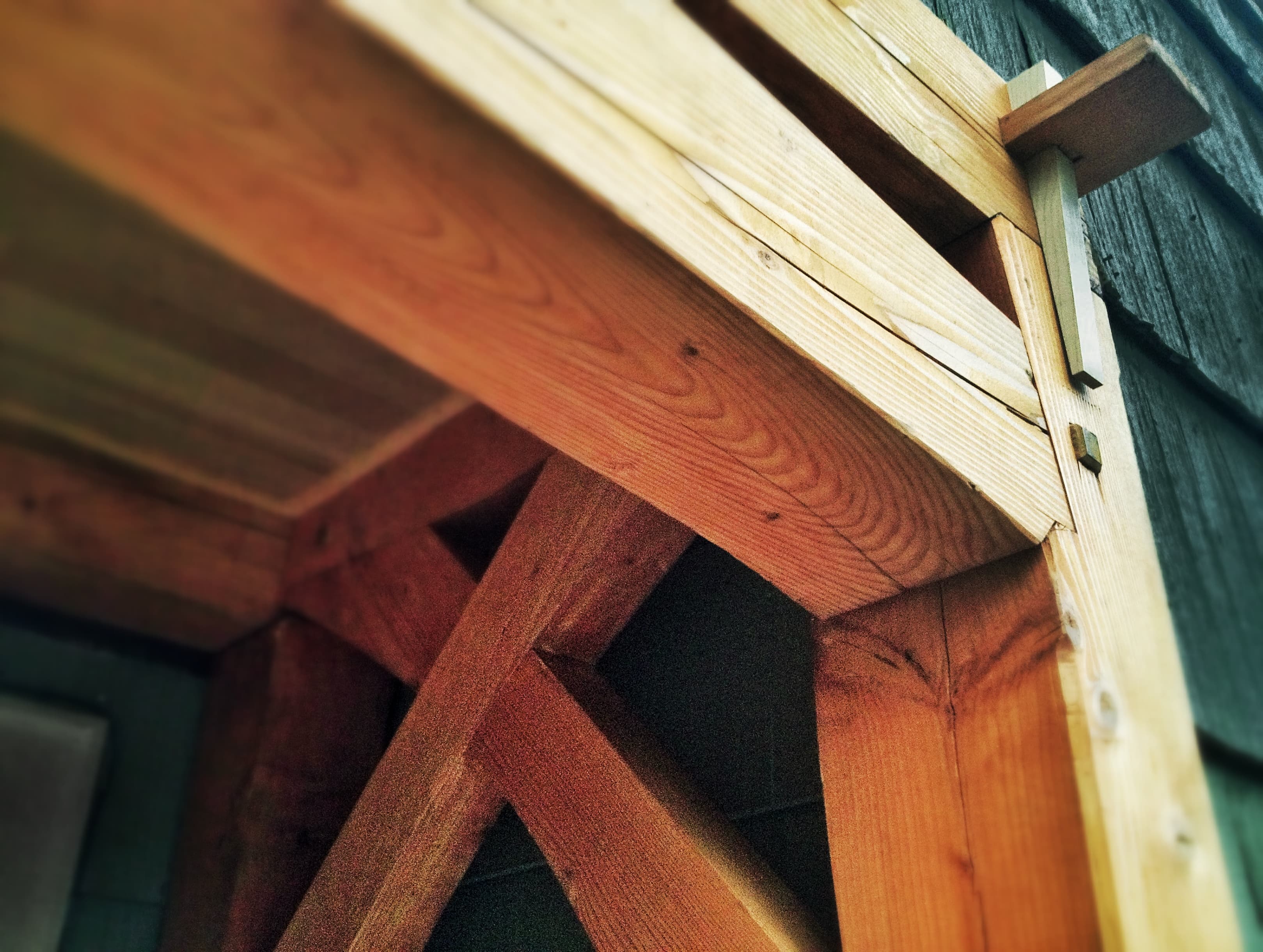 Timber Frame Table & Bench