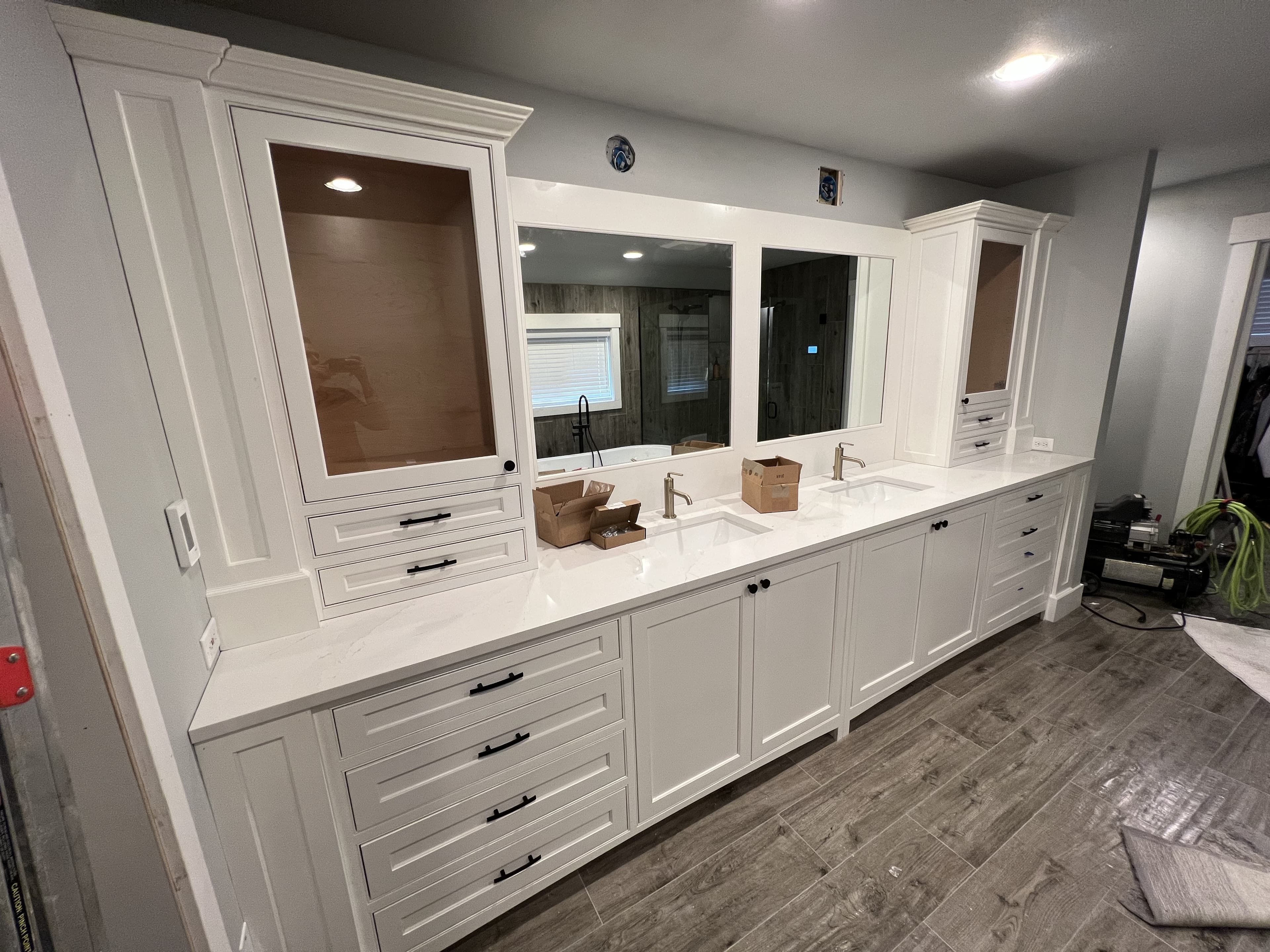 Painted Double Vanity